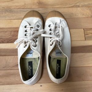 Novesta Starmaster natural canvas sneakers